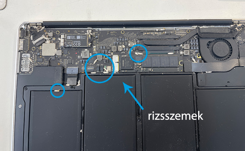 ultrahangos MacBook tisztítás